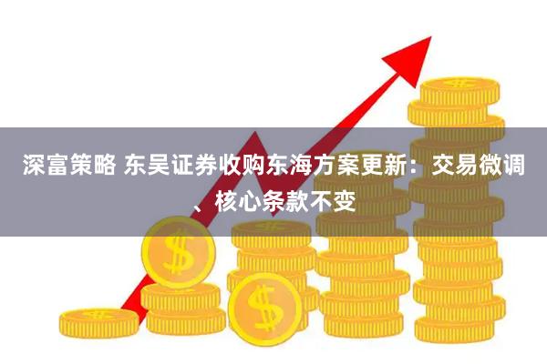 深富策略 东吴证券收购东海方案更新：交易微调、核心条款不变