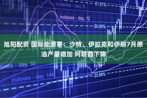 旭阳配资 国际能源署：沙特、伊拉克和伊朗7月原油产量增加 阿联酋下降
